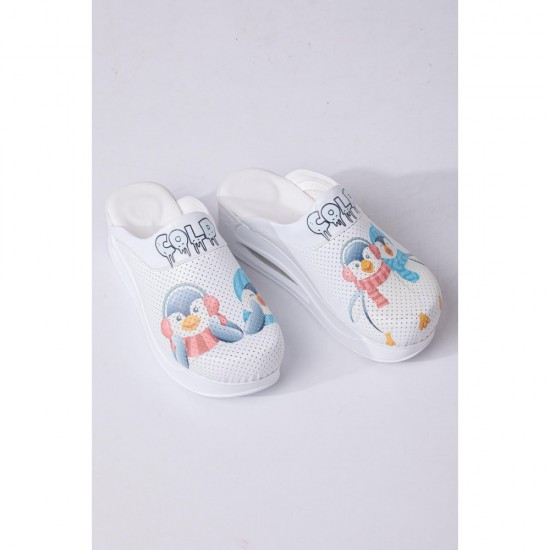Air Max Cold Penguen Desenli Ortopedik Sabo Terlik Air Max Cold Penguen Desenli Ortopedik Sabo Terlik