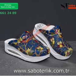 Air Max Baykuş Desenli Ortopedik Sabo Terlik