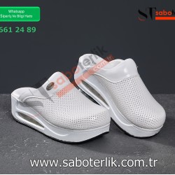 Air Max Beyaz Ortopedik Sabo Terlik Air Max Beyaz Ortopedik Sabo Terlik