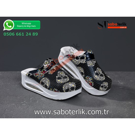 Air Max Kurukafa Desenli Ortopedik Sabo Terlik Air Max Kurukafa Desenli Ortopedik Sabo Terlik