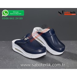 Air Max Lacivert Ortopedik Sabo Terlik Air Max Lacivert Ortopedik Sabo Terlik