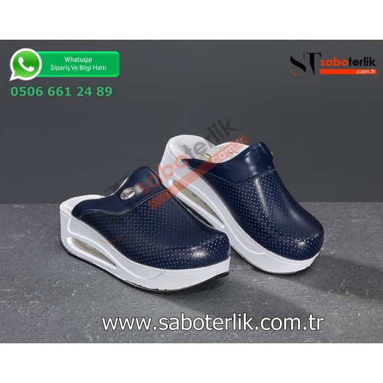 Air Max Lacivert Ortopedik Sabo Terlik Air Max Lacivert Ortopedik Sabo Terlik