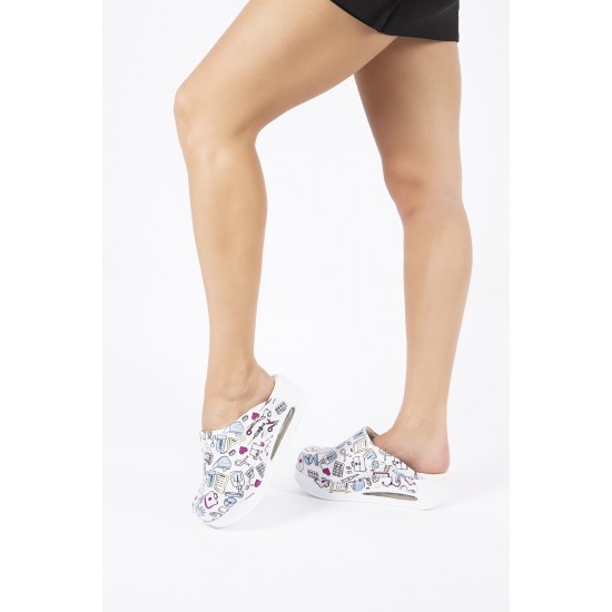 Air Max Beyaz Hastane Temali Ortopedik Sabo Terlik Air Max Beyaz Hastane Temali Ortopedik Sabo Terlik