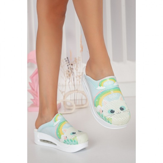 Gökkuşağı Kedi Tam Ortopedik Airmax Sabo Terlik Gökkuşağı Kedi Tam Ortopedik Airmax Sabo Terlik