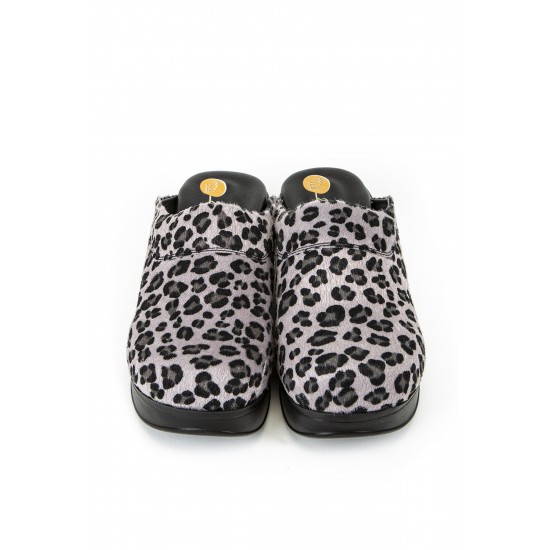 Air Max Gri Leopar Desenli Ortopedik Sabo Terlik Air Max Gri Leopar Desenli Ortopedik Sabo Terlik