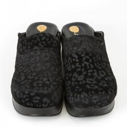 Airmax Siyah Leopar Desenli Ortopedik Sabo Terlik Airmax Siyah Leopar Desenli Ortopedik Sabo Terlik