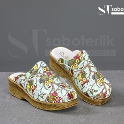 Ortopedik Baykuşlu Brown  Sabo Terlik  