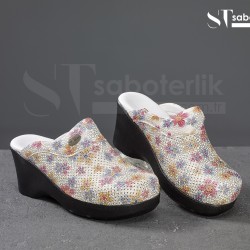 Ortopedik Çiçek Desenli Dolgu Taban Sabo Terlik Ortopedik Çiçek Desenli Dolgu Taban Sabo Terlik