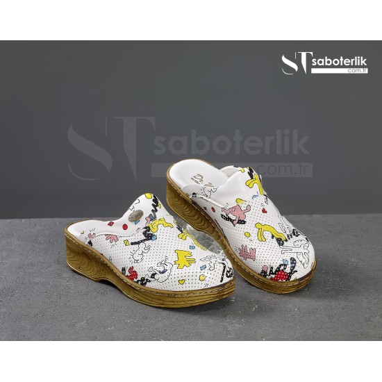 Ortopedik Desenli Mantar Taban Sabo Terlik Ortopedik Desenli Mantar Taban Sabo Terlik