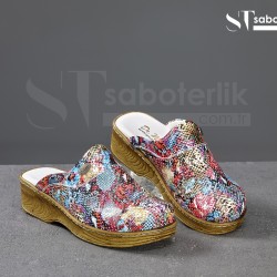Ortopedik Desenli Brown Taban Sabo Terlik Ortopedik Desenli Brown Taban Sabo Terlik