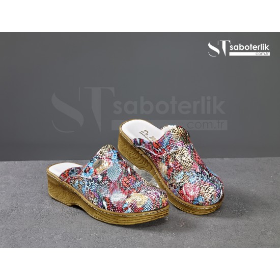 Ortopedik Desenli Mantar Taban Sabo Terlik Ortopedik Desenli Mantar Taban Sabo Terlik