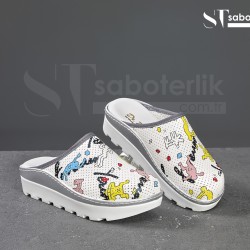 Ortopedik Desenli Traktör Taban Sabo Terlik Ortopedik Desenli Traktör Taban Sabo Terlik