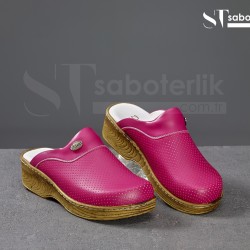 Ortopedik Fuşya Brown Taban Sabo Terlik Ortopedik Fuşya Brown Taban Sabo Terlik
