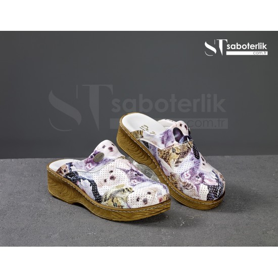 Ortopedik Kedi-Köpek Brown Taban Sabo Terlik Ortopedik Kedi-Köpek Brown Taban Sabo Terlik