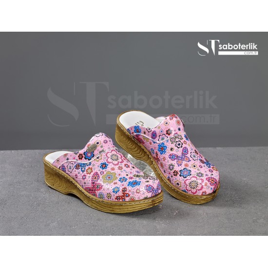 Ortopedik Kelebekli Brown Taban Sabo Terlik