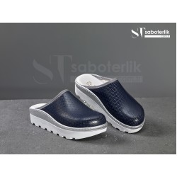 Ortopedik Lacivert Traktör Taban Sabo Terlik Ortopedik Lacivert Traktör Taban Sabo Terlik