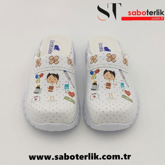 Cushy Ortopedik Hemşire Temalı Sabo Terlik