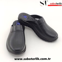 Cushy Ortopedik Siyah Sabo Terlik  