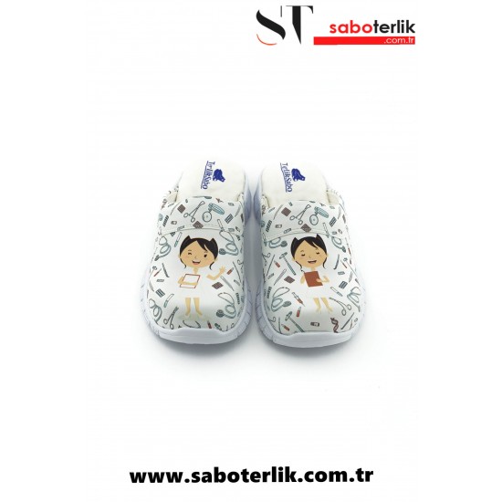 Cushy Ortopedik Hemşire Temalı Sabo Terlik