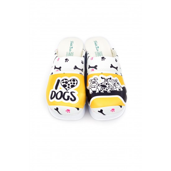 Air Max Sarı Dog Desenli Ortopedik Sabo Terlik Air Max Sarı Dog Desenli Ortopedik Sabo Terlik