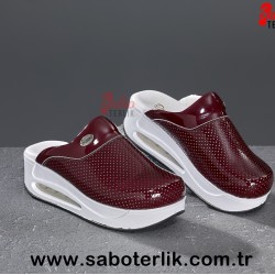 Air Max Bordo Ortopedik Bayan Sabo Terlik Air Max Bordo Ortopedik Bayan Sabo Terlik