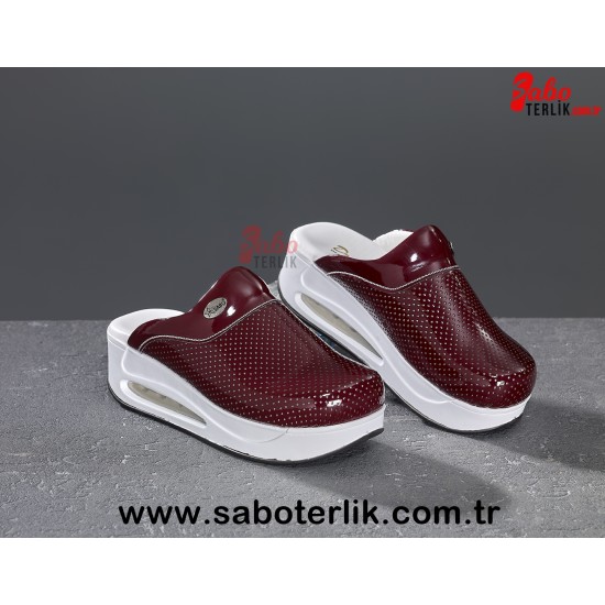 Air Max Bordo Ortopedik Bayan Sabo Terlik Air Max Bordo Ortopedik Bayan Sabo Terlik