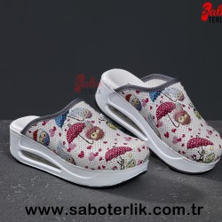 Air Max Beyaz Baykuş Desenli Ortopedik Sabo Terlik Air Max Beyaz Baykuş Desenli Ortopedik Sabo Terlik
