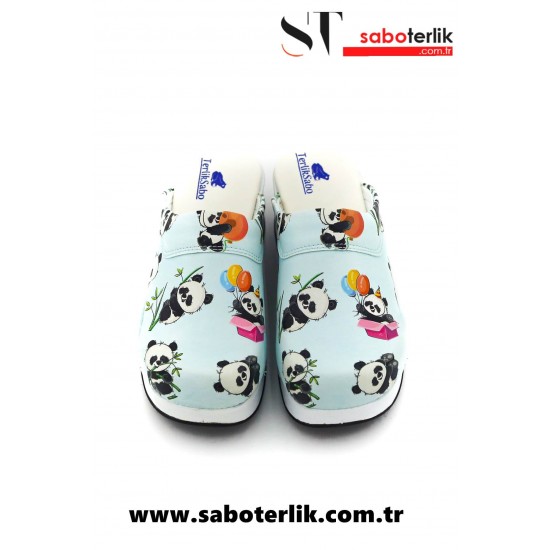 Air Max Panda Desenli Ortopedik Sabo Terlik Air Max Panda Desenli Ortopedik Sabo Terlik