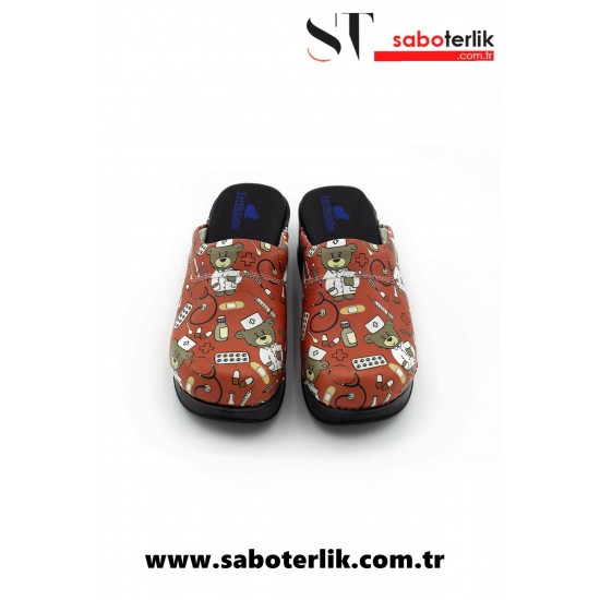Air Max Ayıcık Desenli Ortopedik Sabo Terlik Air Max Ayıcık Desenli Ortopedik Sabo Terlik