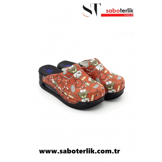 Air Max Ayıcık Desenli Ortopedik Sabo Terlik Air Max Ayıcık Desenli Ortopedik Sabo Terlik