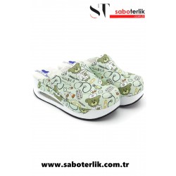 Air Max Ayıcık Desenli Ortopedik Sabo Terlik Air Max Ayıcık Desenli Ortopedik Sabo Terlik