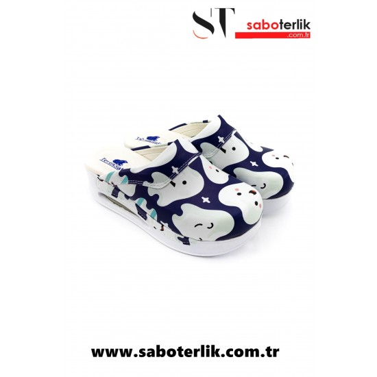 Air Max Diş Desenli Ortopedik Sabo Terlik Air Max Diş Desenli Ortopedik Sabo Terlik