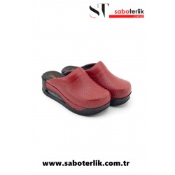 Air Max Kırmızı Siyah Taban Ortopedik Sabo Terlik Air Max Kırmızı Siyah Taban Ortopedik Sabo Terlik