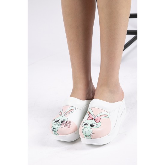 Air Max Sevimli Tavşan Desenli Ortopedik Sabo Terlik Air Max Sevimli Tavşan Desenli Ortopedik Sabo Terlik