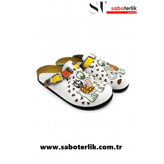 Mantar Taban Fil&Baykuş Ortopedik Sabo Terlik
