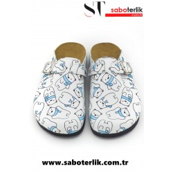Mantar Taban Kutup Ayılı Ortopedik Sabo Terlik