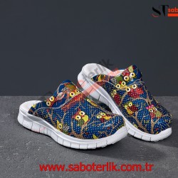 Cushy Ortopedik Lacivert Baykuşlu Sabo Terlik Cushy Ortopedik Lacivert Baykuşlu Sabo Terlik
