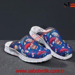 Cushy Ortopedik Saks Baykuşlu Sabo Terlik  