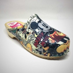 Mickey Mouse Tahta Taban Sabo Terlik