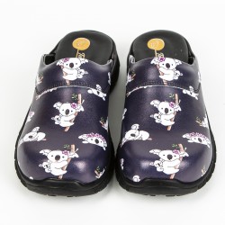 Cushy Ortopedik Siyah Koala Temalı Siyah Taban Sabo Terlik Cushy Ortopedik Siyah Koala Temalı Siyah Taban Sabo Terlik