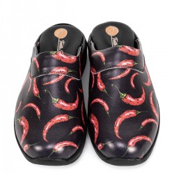 Erkek Airmax Siyah Paprika Ortopedik Orijinal Şef Sabo Terlik