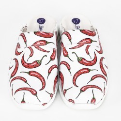 Erkek Airmax Beyaz Paprika Ortopedik Orijinal Sabo Terlik