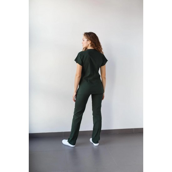 Avcı Yeşili Likralı Forma Takım Flex Kumaş Scrubs Avcı Yeşili Likralı Forma Takım Flex Kumaş Scrubs