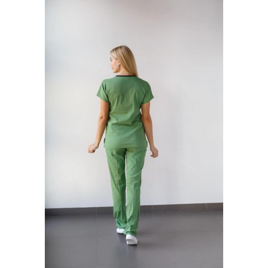 Fıstık Yeşili Likralı Forma Takım Flex Kumaş Scrubs Fıstık Yeşili Likralı Forma Takım Flex Kumaş Scrubs