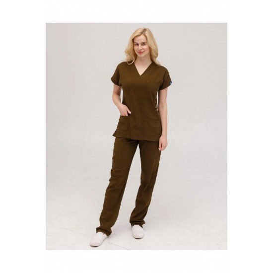 Haki Yeşili Likralı Forma Takım Flex Kumaş Scrubs Haki Yeşili Likralı Forma Takım Flex Kumaş Scrubs