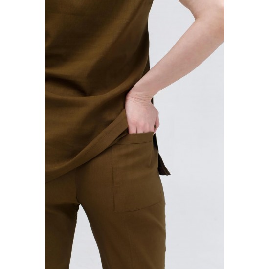 Haki Yeşili Likralı Forma Takım Flex Kumaş Scrubs Haki Yeşili Likralı Forma Takım Flex Kumaş Scrubs