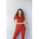 Kiremit Likralı Forma Takım Flex Kumaş Scrubs Kiremit Likralı Forma Takım Flex Kumaş Scrubs