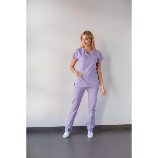 Lila Likralı Forma Takım Flex Kumaş Scrubs Lila Likralı Forma Takım Flex Kumaş Scrubs