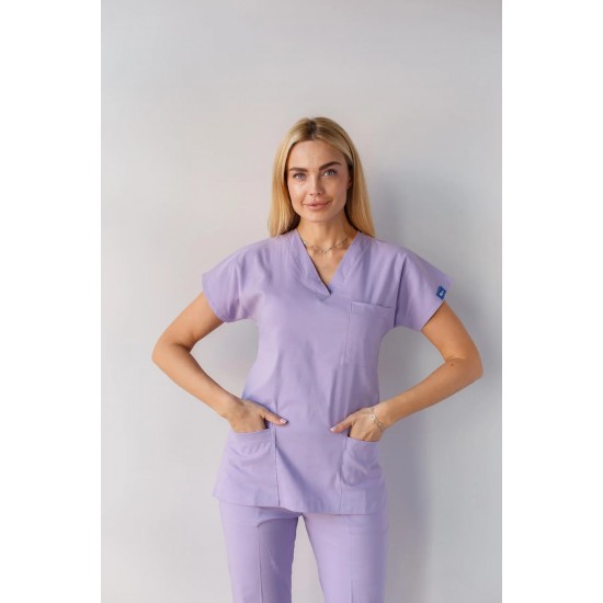 Lila Likralı Forma Takım Flex Kumaş Scrubs Lila Likralı Forma Takım Flex Kumaş Scrubs