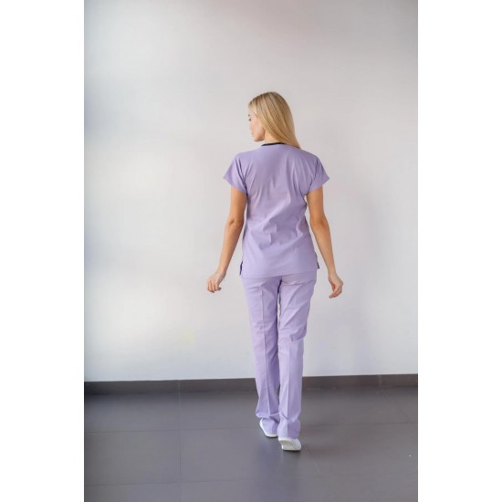 Lila Likralı Forma Takım Flex Kumaş Scrubs Lila Likralı Forma Takım Flex Kumaş Scrubs